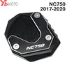 For HONDA NC750X NC 750 X 2017 2018 2019 2020 (not for 2021) Motorcycle CNC Kickstand Side Stand Extension Pad Accessories NC750