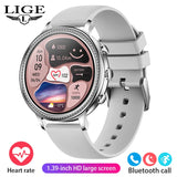 LIGE Luxury Smart Watches For Women Bluetooth Call Connected Phone Women Watch Health Monitor Sports Smartwatch 2023 Women Gift