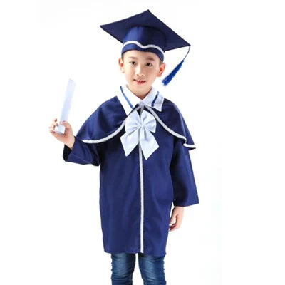 Bazzery Children's performance clothing Academic dress gown Unisex Kindergarten Dr. cloth graduated Bachelor suits Dr. cap