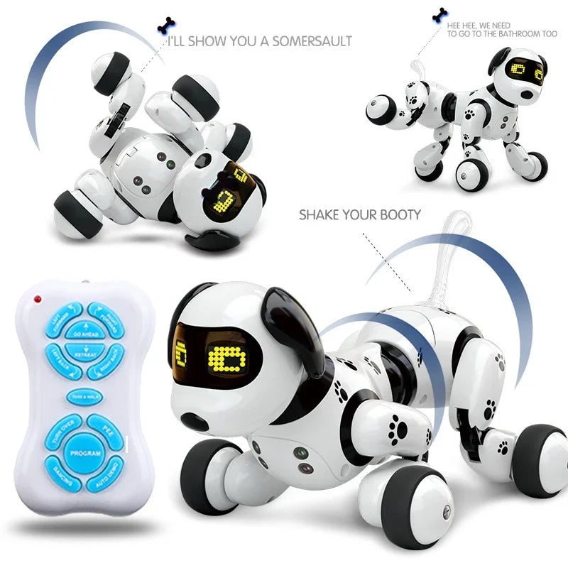 Remote Control Robots Toys for Kids Children Girls Boys RC Dog Electric Dancing Smart Sensing Machine Robotic Animals Puzzle Pet