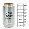 Long Working Distance Infinity Plan Objective Lens 2.5X 5X 10X 20X 50X 100X Metallurgical Microscope Accessory Parts Lens