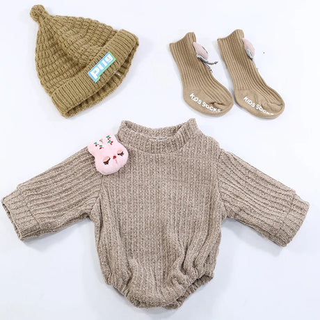 Doll Clothes for 55cm Dolls 22inch Doll's Clothing Sweater Dress Overall  DIY Toy Dolls Outfit for Dolls Clothes Accessories