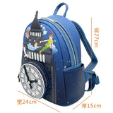 Disney Peter Pan Women's Backpacks Anime Cosplay Peter and Wendy Star Sky  Pu Leather Students Brand Backpack Waterproof Bag