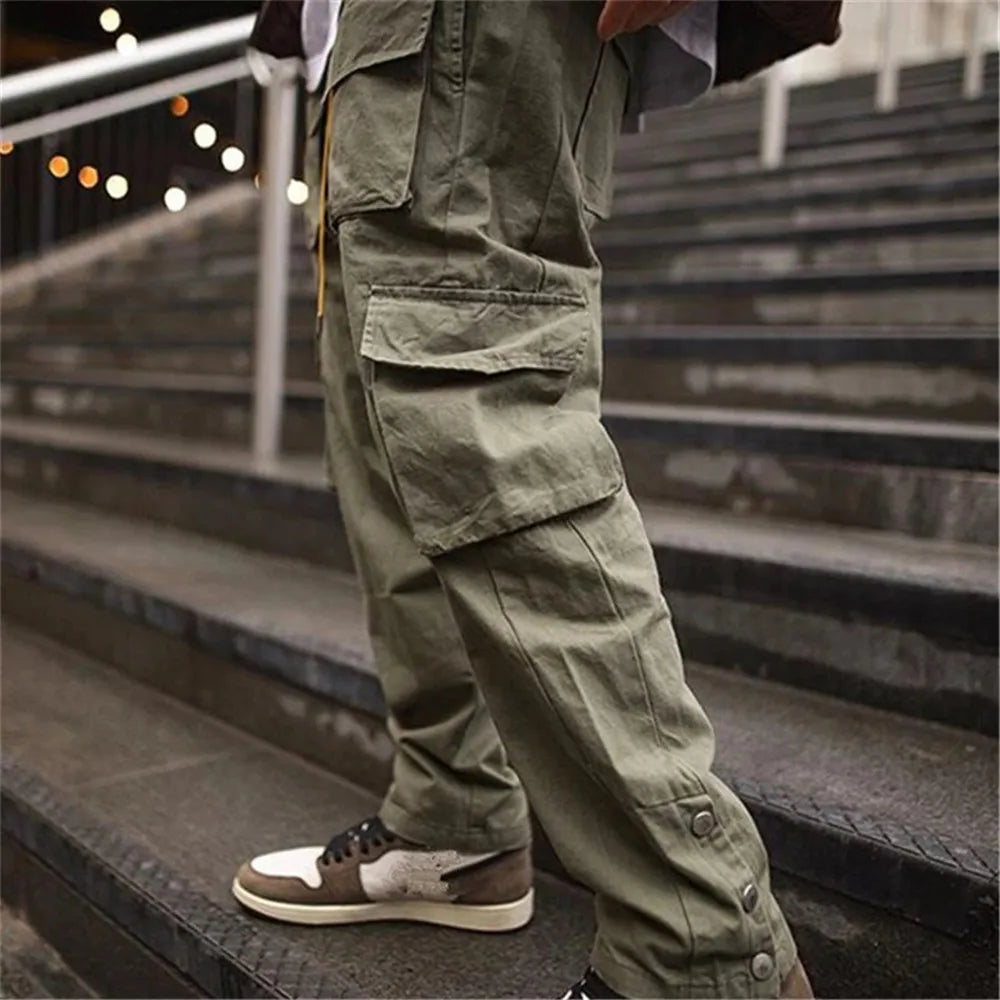 Cargo Pants Men 2024 Hip Hop Streetwear Jogger Pant FashionTrousers Gyms Fitness Casual Joggers Sweatpants Men Pants