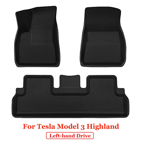 For New Tesla Model 3 Highland 2023 2024 All Weather XPE Floor Mats Trunk Mat Waterproof Front Rear Trunk Liner Accessories