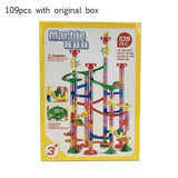 Marble Run Building Block Marbles Slide Toys For Children DIY Creativity Constructor Educational Toy Tubular Block Children Gift