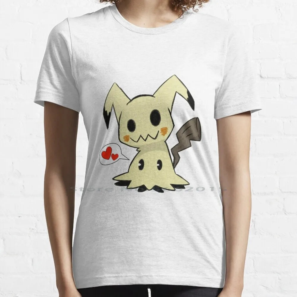 Little Mimikyu T Shirt 100% Cotton Mimikyu Cute Short Long Sleeve Tee Top