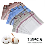 1 Set Handkerchief Towels Multicolor Plaid Stripe Men Women Pocket for Wedding Party Business Chest Towel Handkerchiefs Scarves