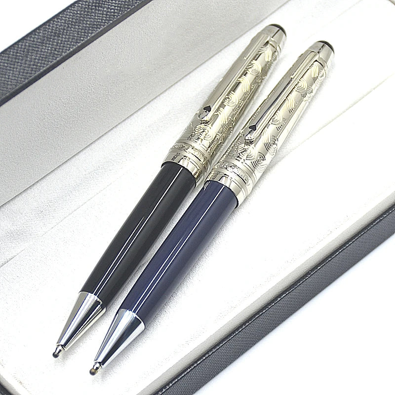 Special Edition Around The World in 80 Days Rollerball Pen MB 145 Ballpoint Pen Office Writing Fountain Pens With Serial Number