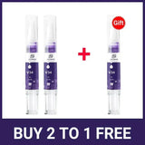 V34 Teeth Whtening Toothpaste Pen Tooth Gel Brighten Clean Serum Stains Remover Travel Partable Purple Color Toothpaste Pen