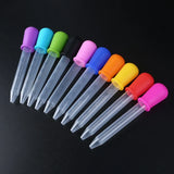 10 Pcs Baby Dropper Medicine Feeder Child Medicine Device Silicone Pipette Liquid Food Dropper Infant Utensils 5ml