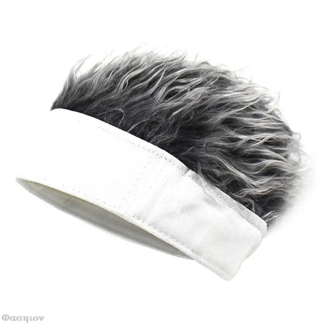 Baseball Cap Men Women Beanie Wig Hat Fun Short Hair Caps Breathable Soft For Party Toupee Hats Outdoor Adjustable Casual Street