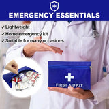 12pcs/set Survival Kit First Aid Kit Waterproof Emergency Bag Portable Compact Safety Supplies With Compartment Medicine Kit