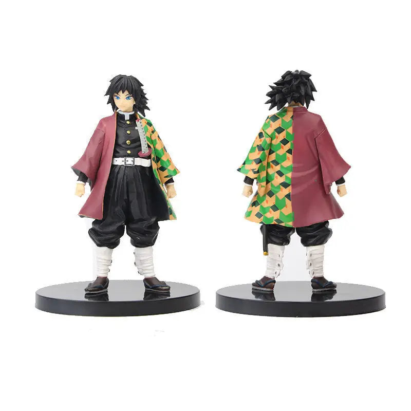 6pcs/set Anime Demon Slayer Kimetsu no Yaiba figure Kamado Tanjirou Action Figure Agatsuma Zenitsu Nezuko Warrior PVC Model Toys