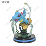 Anime Pokemon Figure Charizard Squirtle Bulbasaur Vulpix Scenes Special Effects Version Figurine Toys PVC Model Collection Dolls