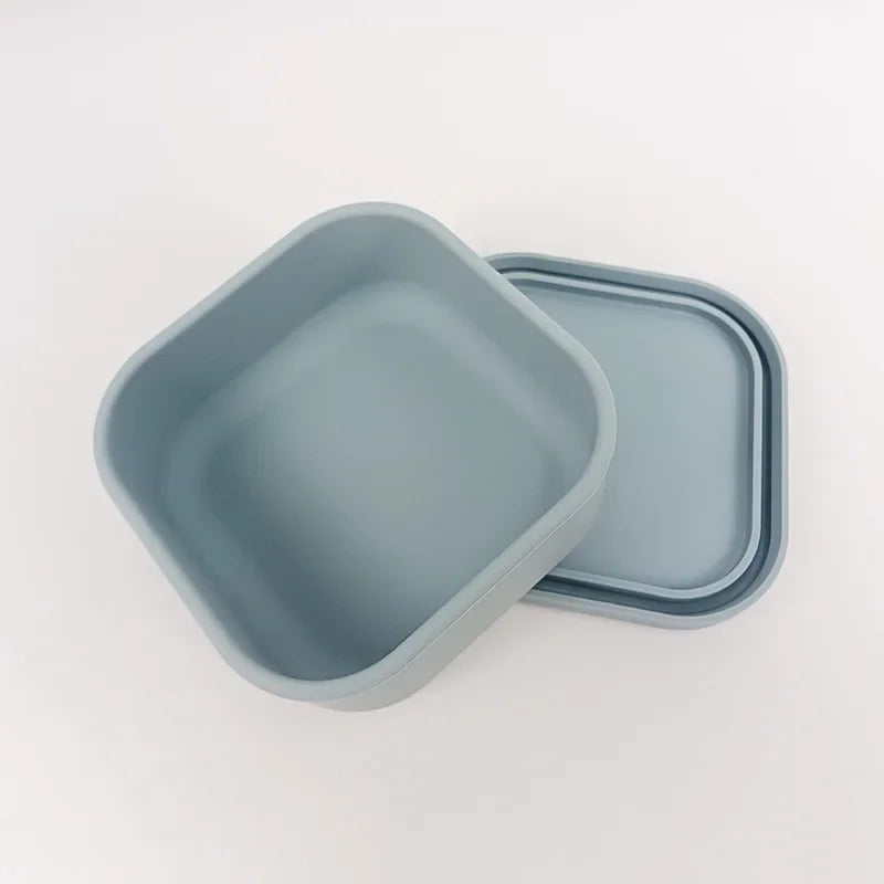 Silicone Food Container Portable Bento Lunch Box Microware Home Kitchen Outdoor Food Storage Containers Box