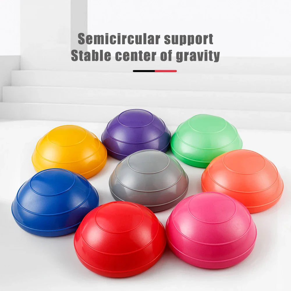 Half Circle Balance Ball Yoga Fitness Ball Exercise Stabilizer Integration Trainer Pilates Foot Stepping Anti-Slip Half Ball