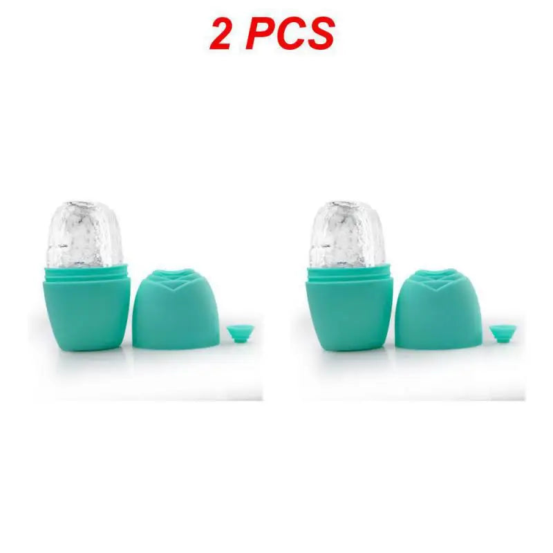 1/2PCS Skin Care Beauty Lifting Contouring Tool Silicone Trays Ice Globe Ice Balls Face Massager Facial Roller Reduce