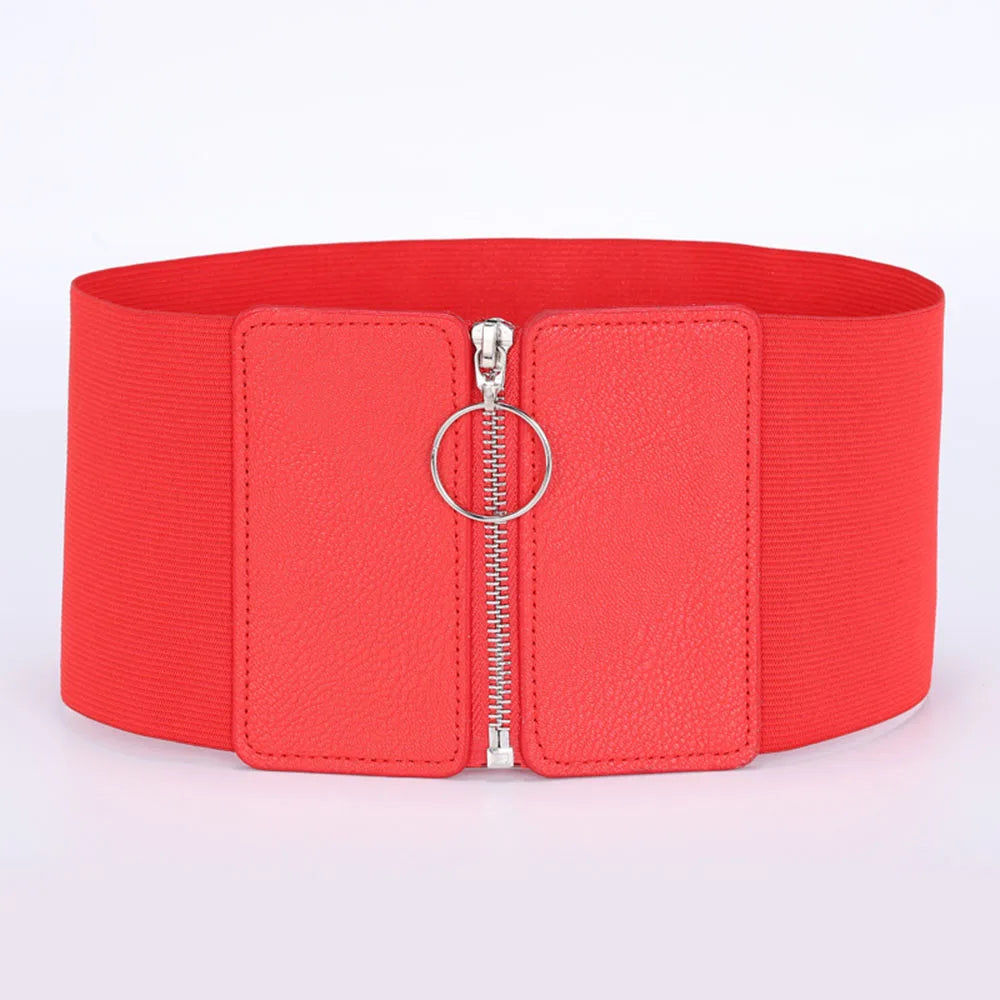 Women Super Wide Belt High Quality Waist Strap For Dress Plus Size Corset Belts Stretch Cummerbunds Elastic Waist Belt Waistband