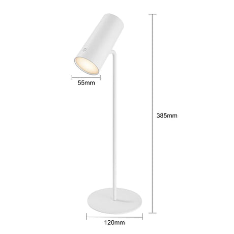 LED Table Lamp for Study Eye Protection USB Touch Dimming Reading Light Flashlight Bedroom Bedside Decor Photo Sunset Desk Lamps