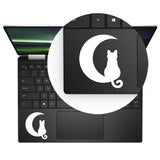 Moon Cat Creative Vinyl Trackpad Decal Laptop Sticker for Macbook Air 13 Pro 14 Retina 15 Inch Mac Skin Tablet PC Notebook Decor