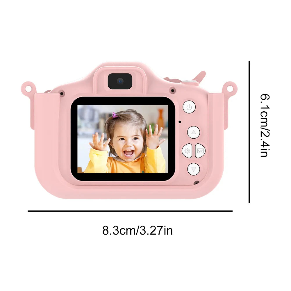 Digital Toy Camera Cute Horse Unicorn X10S Baby Camera Toy 4000W 2.0 IPS Screen Childrens Camera for Kid with 32GB Birthday Gift