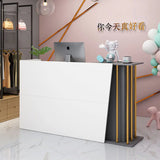 Bar Counter Cashier Counter Simple Modern Supermarket Shop Small Clothing Beauty Salon Barber Shop Hair Salon Reception Desk