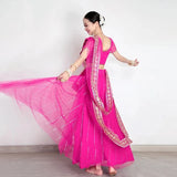 Traditional Indian Clothing Pakistani Sari Women's Elegant Dress Party Cosplay Dance Dress Stage Dress