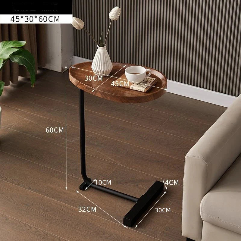 Nordic Side Table Modern Living Room Home Sofa Side Table Hotel Homestay Bedside Side Table Iron Assemble Furniture For Office