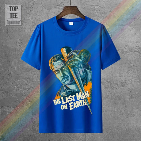 The Last Man On Earth Vincent Price T-Shirt Men T Shirt Men New Arrival Short T-Shirt Cool T-Shirts Plain T Shirt Vintage Tshirt