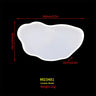 DM403 Irregular Marble Tea Cup Tray Doorplate Silicone Mold Epoxy Resin Agate Sliced Coaster Moules For Table Decoration