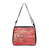 Christian Gift Bible Verse in Spanish Crossbody Bag Con Dios Todo Es Posible Messenger Bags Shoulder Bag Casual Handbag