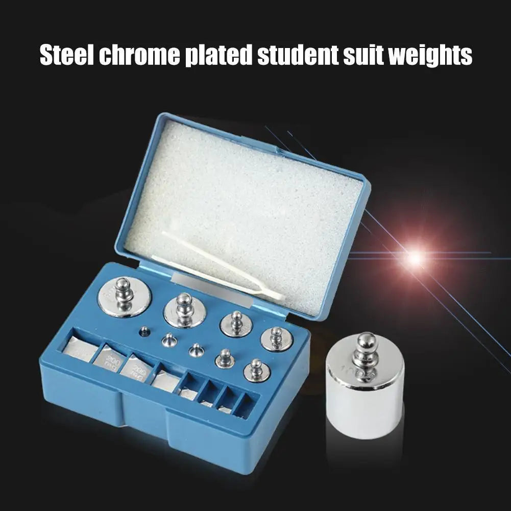 17pcs 10mg-100g 200g 300g Precision Digital Scale Calibration Weight Set Weighting Tools