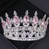 Luxury Crystal Crown Tiara For Women Bride Rhinestone Prom Diadem Tiaras And Crowns Bridal Wedding Hair Accessories Jewelry Crow