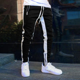 New Men's Casual Fashion Pants Streetwear Sportswear Skinny Male Trousers Gyms Tracksuits Bottoms Hip Hop Joggers Sweatpants