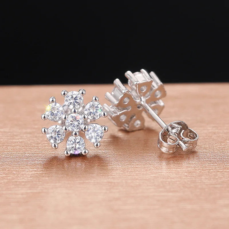 Weight Loss Magnet Earring Zircon Crystal Strong Magnetic Therapy Slimming Health Care Power Clip Earrings Party Wedding Jewelry