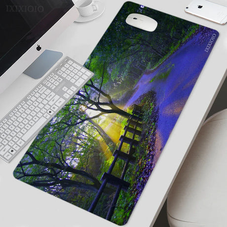 Mouse Pad Gaming Highway Scenery XL HD New Computer Mousepad XXL MousePads Mechanical Keyboard Pad Office Soft Carpet Mice Pad