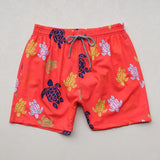 Wholesale Swimming Trunks for Men Cartoon Brand Turtle Beach Shorts  Quick Dry Swimsuits Man Bermuda Masculina Men Clothing