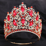 Luxury High Quality Royal Queen Wedding Crown for Women Large Crystal Banquet Tiara Party Costume Hair Jewelry Accessories