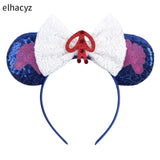 10Pcs/Lot New Colors Mouse Ears Headband Women Festival Party Cosplay Hairband Girls Gift Kids DIY Hair Accessories Wholesale