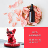 Car Ornament Metal Shake Head French Bulldog Diamond Fragrance Purified The Car Inside Air Condition Accessories Interior Woman