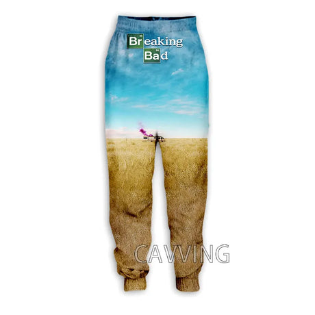 New Fashion 3D Print  Breaking Bad  Casual Pants Sports Sweatpants Straight Pants Jogging Pants Trousers for Women/men  P02