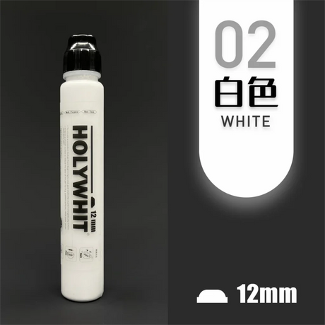 Holywhit Graffiti Flowing Markers Pen 12mm / 50ml Oily Round Head Signature Pen Oily Waterproof Paint Pen Can Add Ink