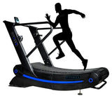 Wholesale unpowered curved treadmill and lowest noise self-unpowered running machine