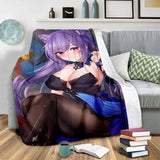 Genshin Impact blanket sofa blanket air conditioning cover blanket blankets for beds cute blanket children‘s blanket