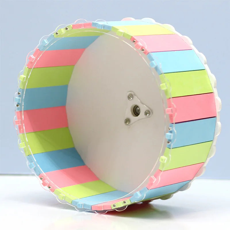 Pet Toy Sports Round Wheel Hamster Exercise Running Wheel Small Animal Pet Cage Accessories Silent Pet Training Supplies