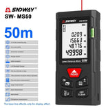 Sndway Laser Distance Meter SW MT4 MS50 MS70 MS100 Digital Rangefinder 40M 50M 70M 100M Range Finder Measuring Tool