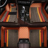 Customized Style Luxury Double Layer Car Floor Mat for BMW 5 Series E39 1995-2004 E60 F10 G30 2017-2022 Interior Details