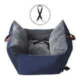 Dog Car Seat Central Control Nonslip Dog Carriers Safe Car Armrest Box Booster Dog Cushion Carrier with Seat Belts Pet Carrier