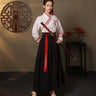 Chinese Hanfu Dress Women Clothing Vintage Ethnic Style Fashion Clothes Elegant Streetwear Casual Chinese Traditional Dress